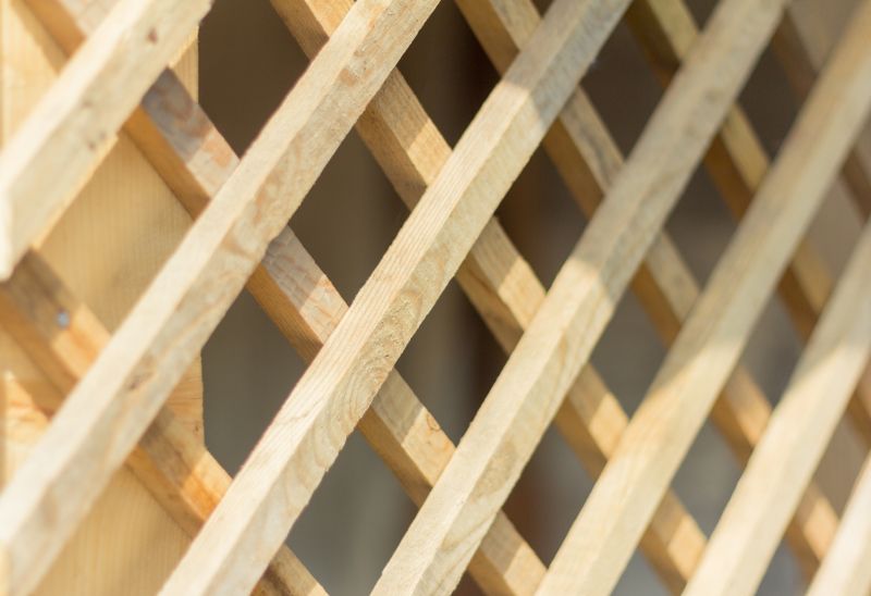 Close-up of New Lattice Panels